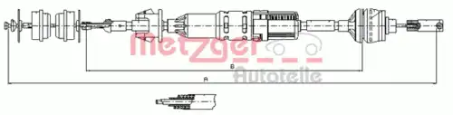 Трос сцепления METZGER 11.3267