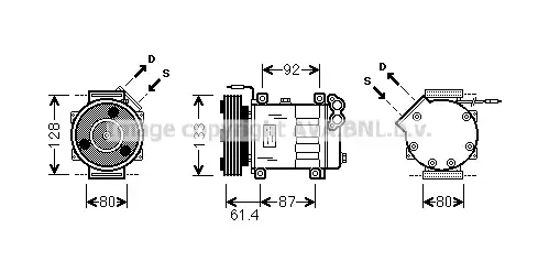 Цилиндр сцепления PRASCO RTK424