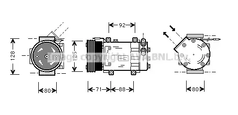 Цилиндр сцепления PRASCO RTK127