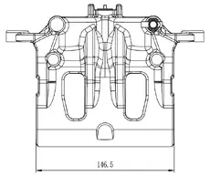 Суппорт тормозной TRIALLI CF 800229