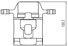 Суппорт тормозной TRIALLI CF 802441