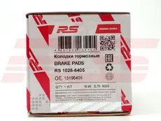 Тормозные колодки дисковые RS RECORD RS 1026-6405
