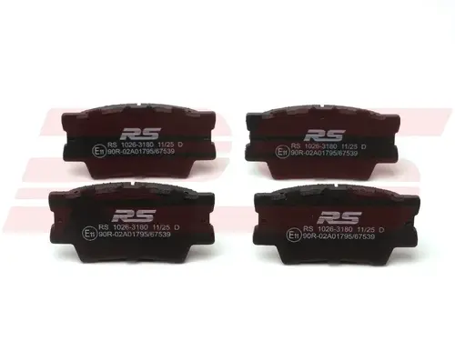 Тормозные колодки дисковые RS RECORD RS 1026-3180