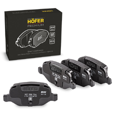 Тормозные колодки дисковые HOFER HF350754