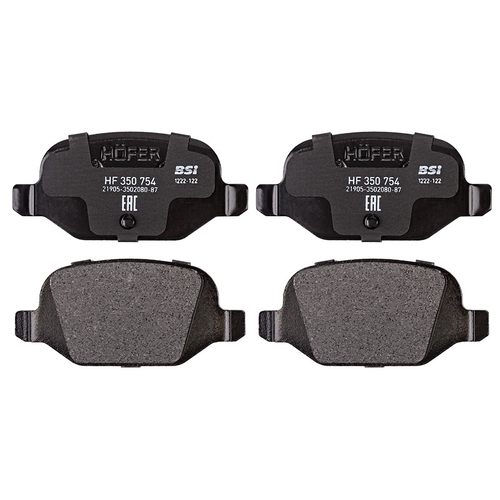Тормозные колодки дисковые HOFER HF350754