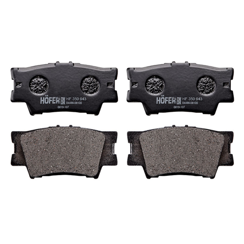 Тормозные колодки дисковые HOFER HF350943