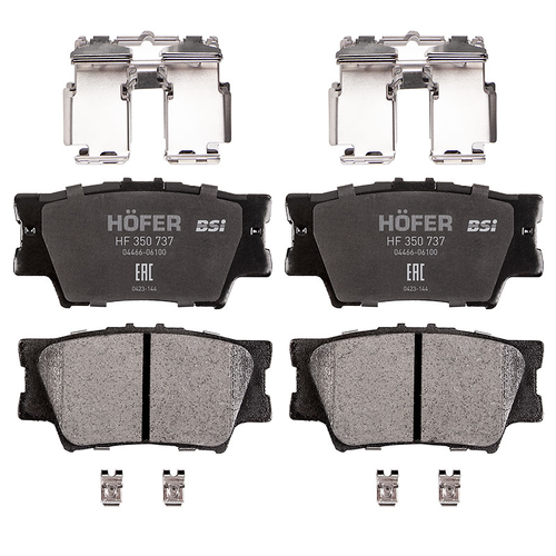 Тормозные колодки дисковые HOFER HF350737