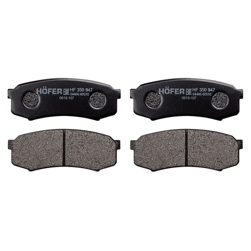 Тормозные колодки дисковые HOFER HF350947