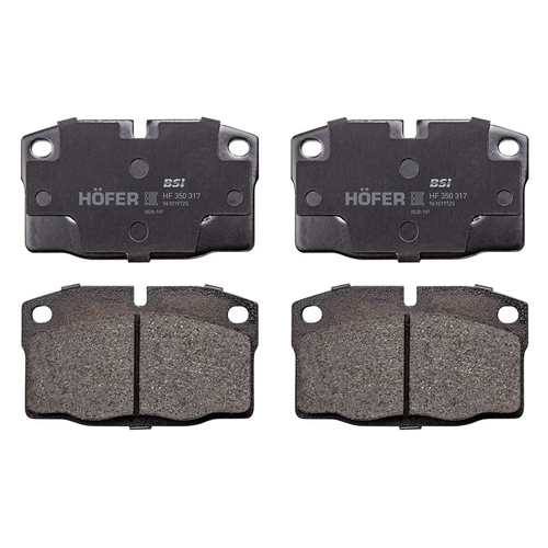 Тормозные колодки дисковые HOFER HF350317