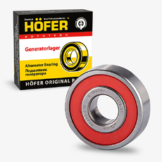 Подшипник генератора ВАЗ 2101-08 бол. (180302, 6302-2RS) HF300012 HOFER