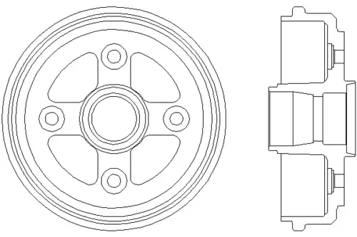 Тормозной барабан MINTEX MBD192