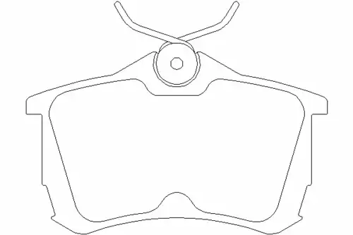 Тормозные колодки дисковые задняя ось MINTEX MDB1990