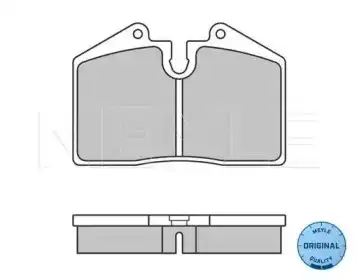 Тормозные колодки дисковые MEYLE 025 208 7717