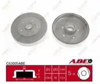 Тормозной барабан ABE C63005ABE
