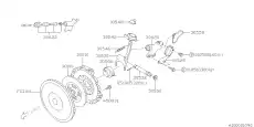 Шланг сцепления 30558AA000 SUBARU