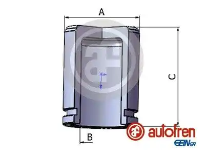 поршень суппорта! перед. D.54\ Audi 80/90/100 82> D025300 AUTOFREN
