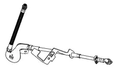 Тормозной шланг 512540 CEF