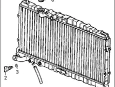 Radiator, engine cooling 19010PH7671 HONDA