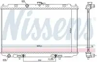 Радиатор кондиционера (конденсатор) NISSENS 68732
