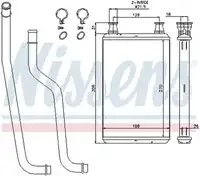 Радиатор печки NISSENS 70978