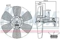 мотор вентилятора VW 85679 NISSENS