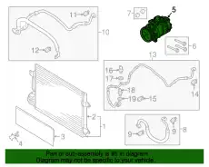 компрессор кондиционера Audi 5C0820803B VAG