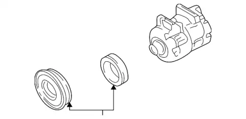 компрессор кондиционера Audi 4B0260805B PORSCHE