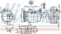 компрессор конд. 89308 NISSENS
