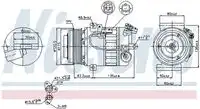 КОМПРЕССОР КОНДИЦИОНЕРА 89392 NISSENS
