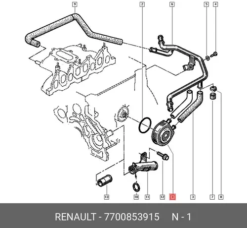 Деталь 7700853915 RENAULT