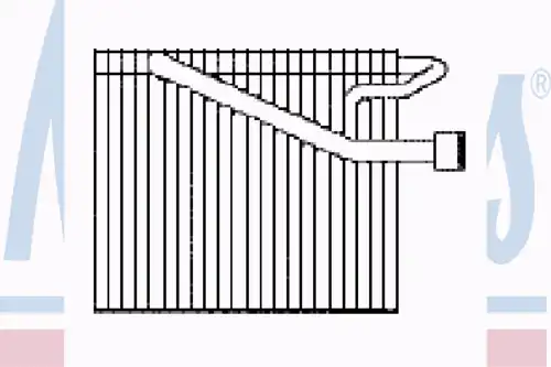 Evaporator, air conditioning 92211 NISSENS