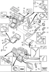 испаритель кондиционера Ford 30767329 VOLVO