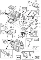 испаритель кондиционера Ford 30767329 VOLVO