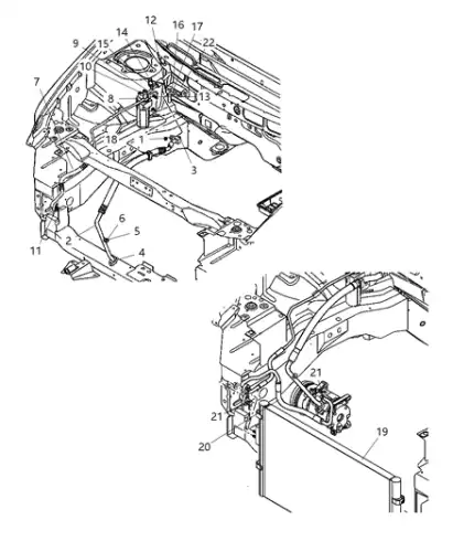Осушитель кондиционера DODGE 5066635AA
