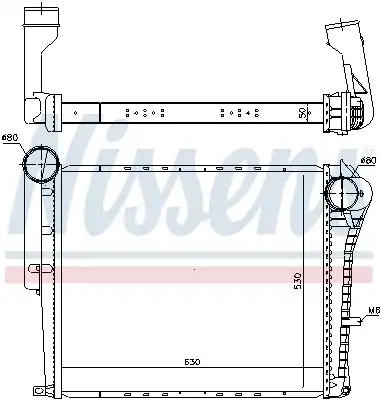 Интеркулер NISSENS 97073