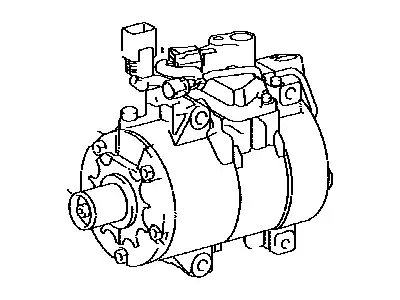 Компрессор кондиционера 8832048160 TOYOTA / LEXUS