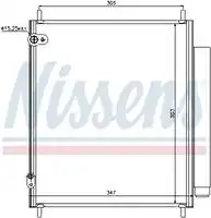 Condenser, air conditioning 940284 NISSENS