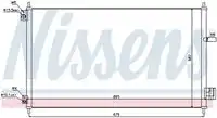 Радиатор кондиционера (конденсатор) NISSENS 940293