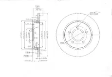 Тормозной диск OEM OEM0022DT