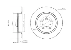 Тормозной диск OEM OEM0348DT