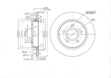 Тормозной диск OEM OEM0034DT
