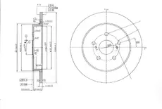 Тормозной диск OEM OEM0121DT