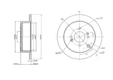 Тормозной диск OEM OEM0355DT