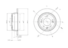 Тормозной диск OEM OEM0357DT