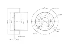 Тормозной диск OEM OEM0351DT