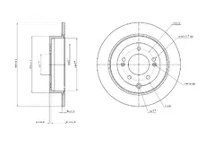 Тормозной диск OEM OEM0344DT