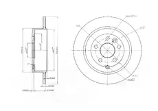 Тормозной диск OEM OEM0370DT