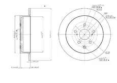 Тормозной диск OEM OEM0365DT