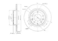 Тормозной диск OEM OEM0345DT