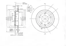 Тормозной диск OEM OEM0188DT